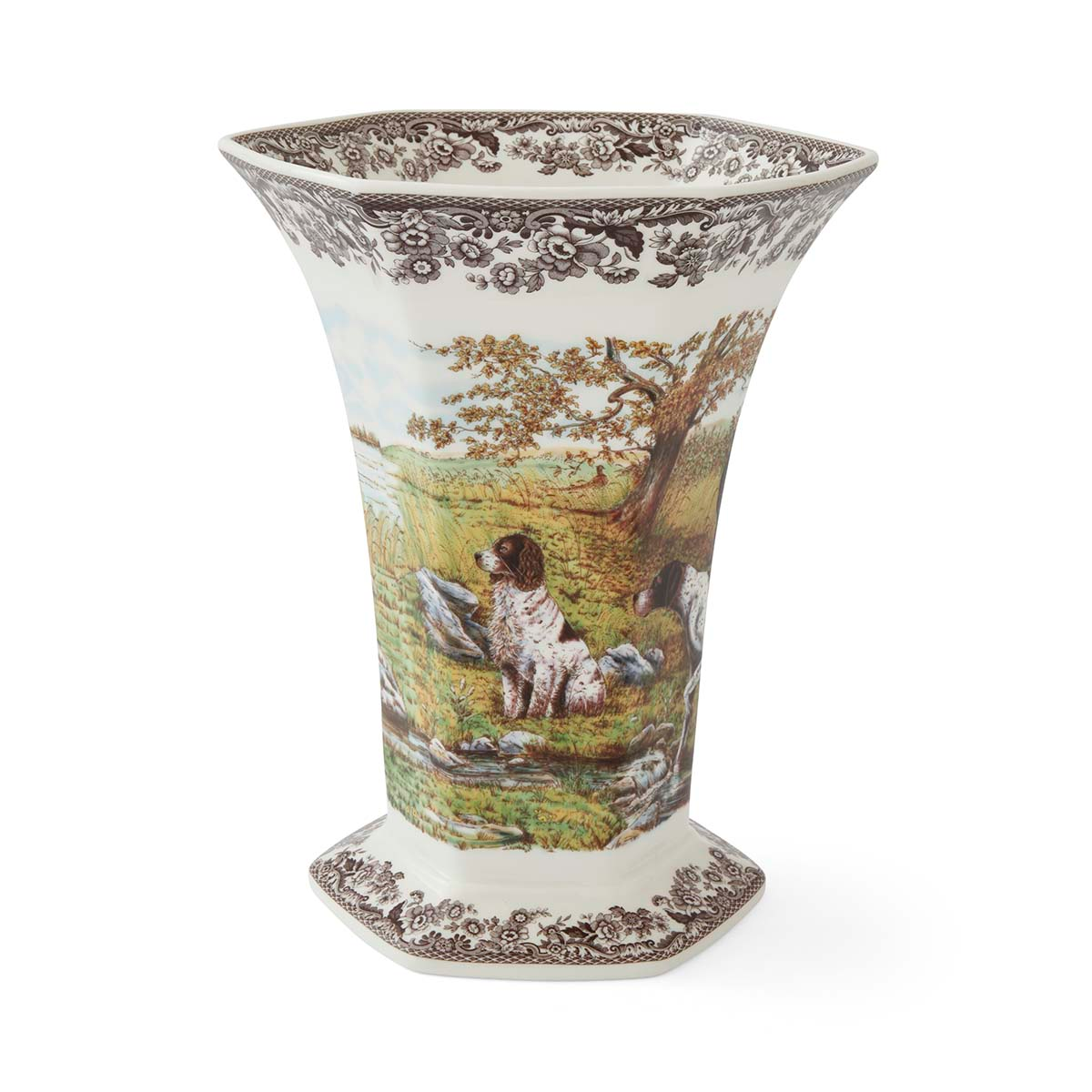 Hexagonal Vase - Woodland