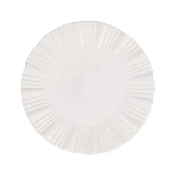 Bari White Dinner Plate
