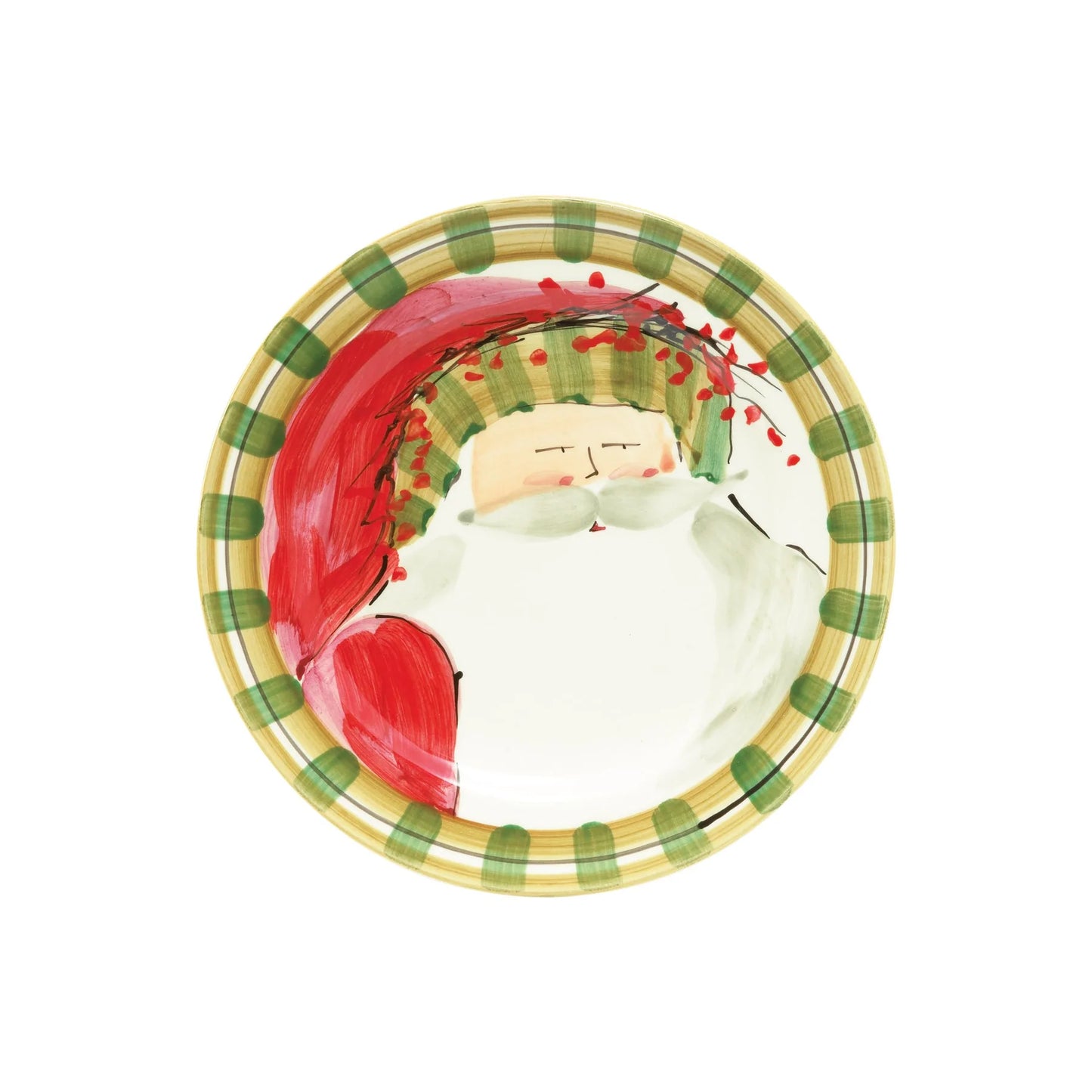 Old St. Nick Round Salad Plate