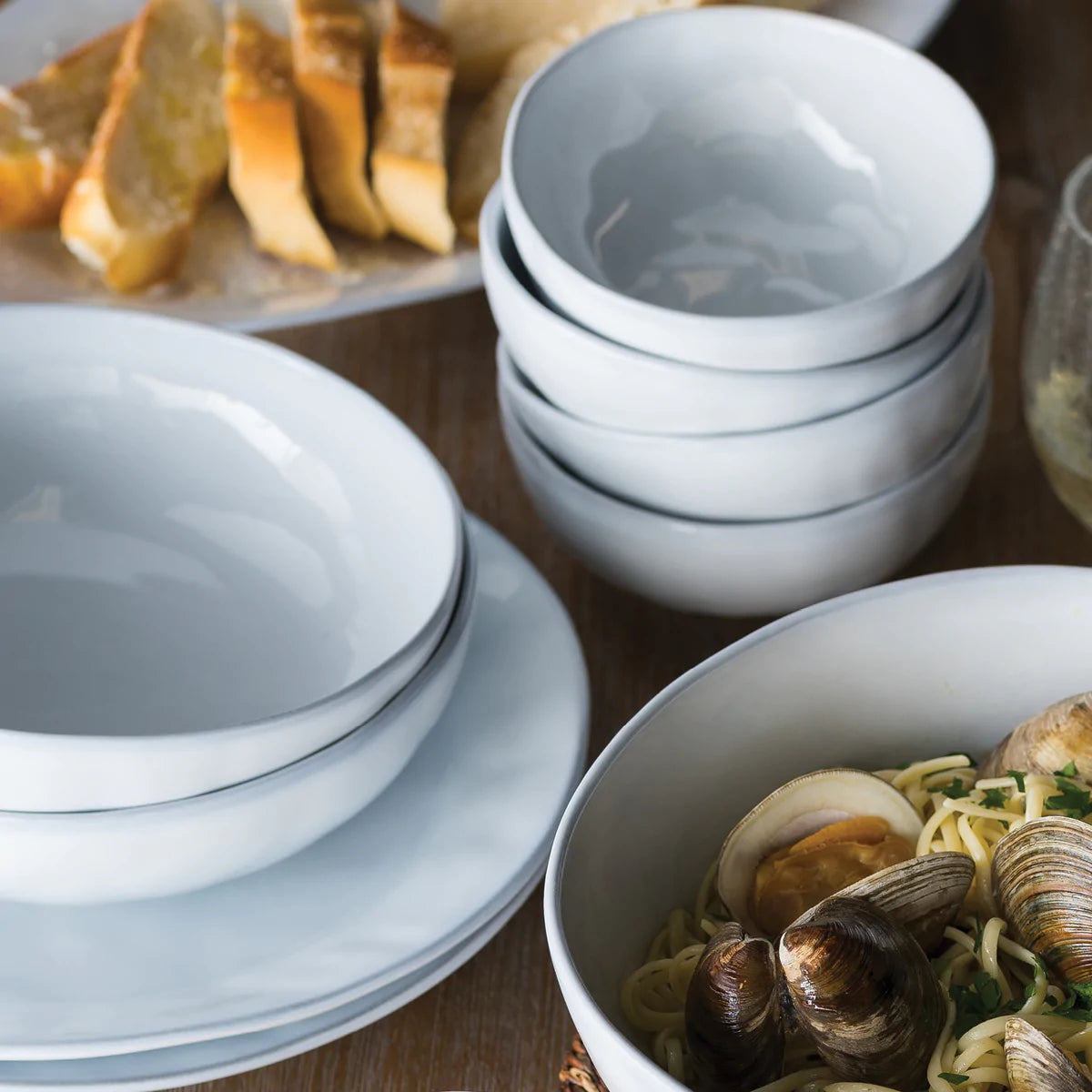 Quotidien White Truffle Cereal/Ice Cream Bowl