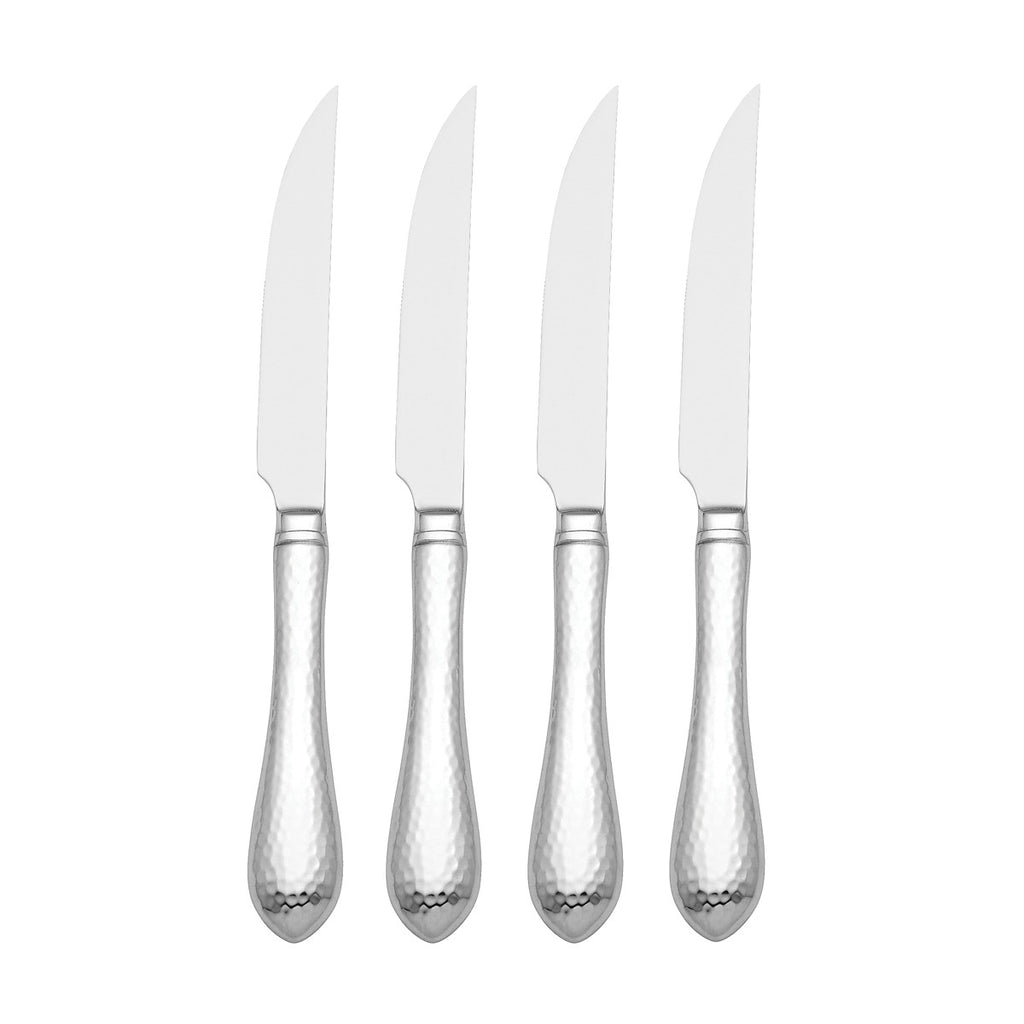 Hammered Steak Knives