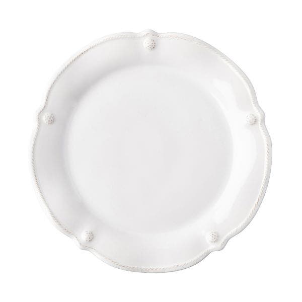 Berry & Thread Whitewash Flared Dessert/ Salad Plate