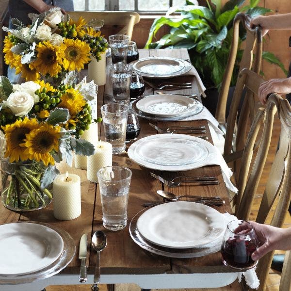 Puro Whitewash Dinner Plate