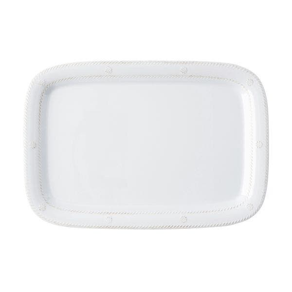 Berry & Thread Whitewash Melamine 16" Serving Tray/Platter