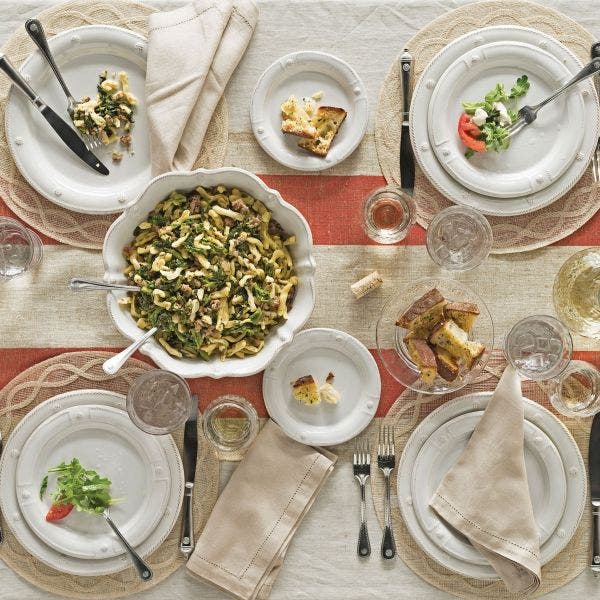 Berry & Thread Whitewash Dinner Plate