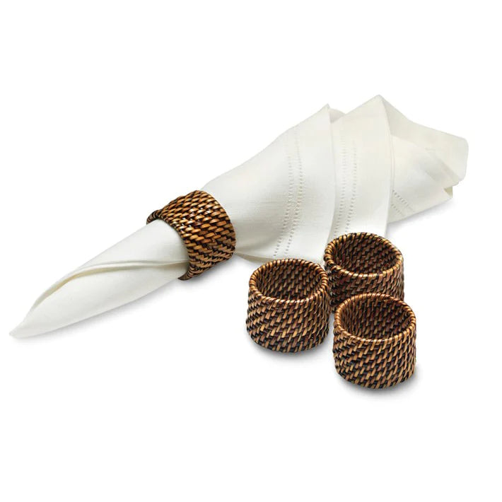 Set of 4 Plain Napkin Rings