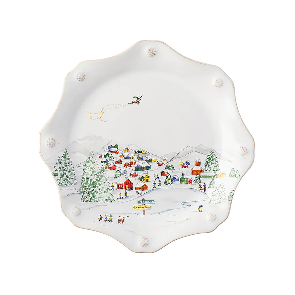 Berry & Thread North Pole Dessert/ Salad Plate