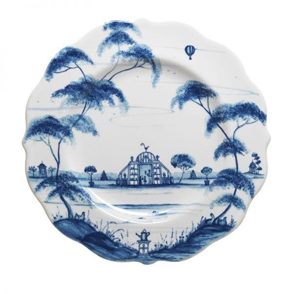 Country Estate Delft Blue Dessert/ Salad Plate Conservatory
