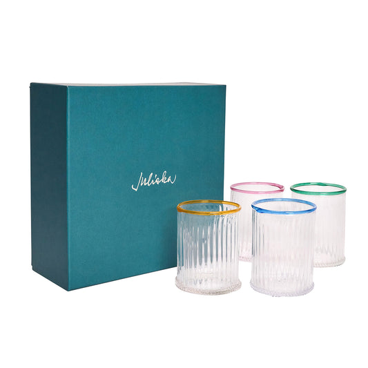 Nell Double Old Fashioned Assorted Set/4 - Multi