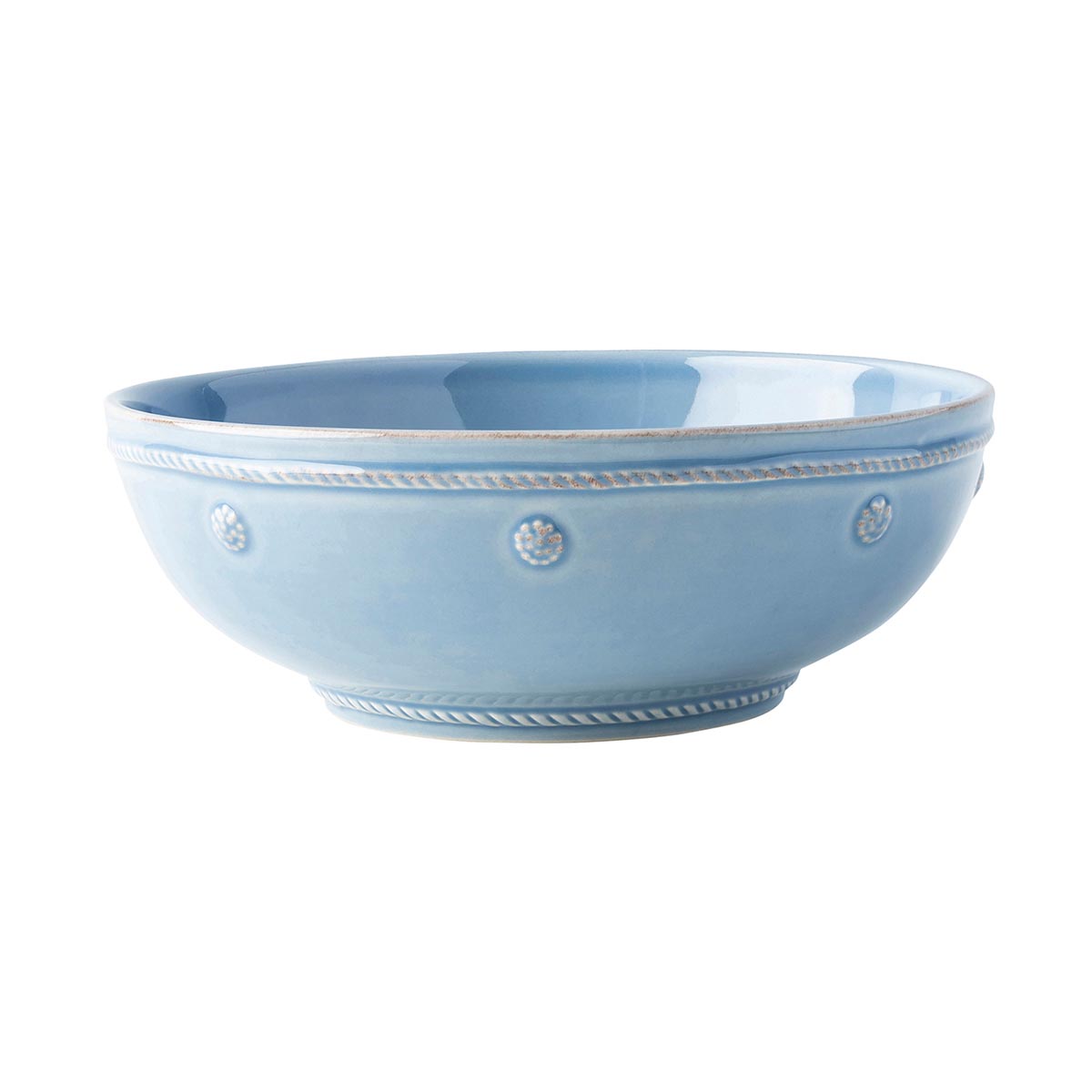 Berry & Thread Chambray 7.75" Coupe Pasta Bowl - Hicks / Oakley