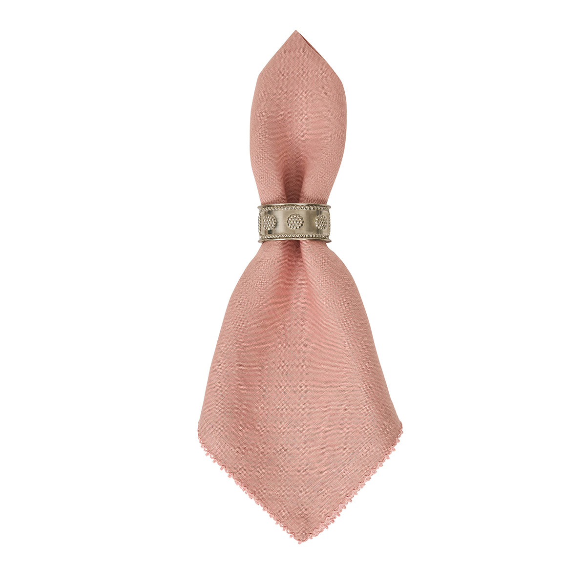Berry Scallop Napkin Set/4 - Pink