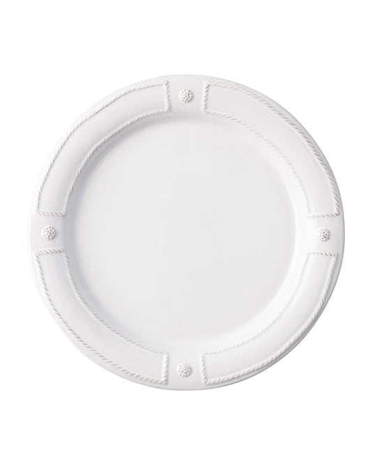 Berry & Thread French Panel Whitewash Dessert/ Salad Plate - Hicks / Oakley