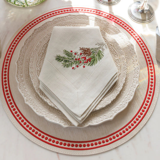 Napkin - Natale Sprig