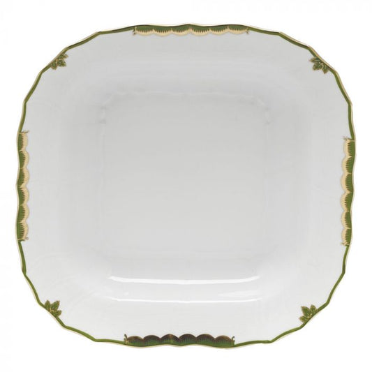 Princess Victoria Dark Green Square Fruit Dish