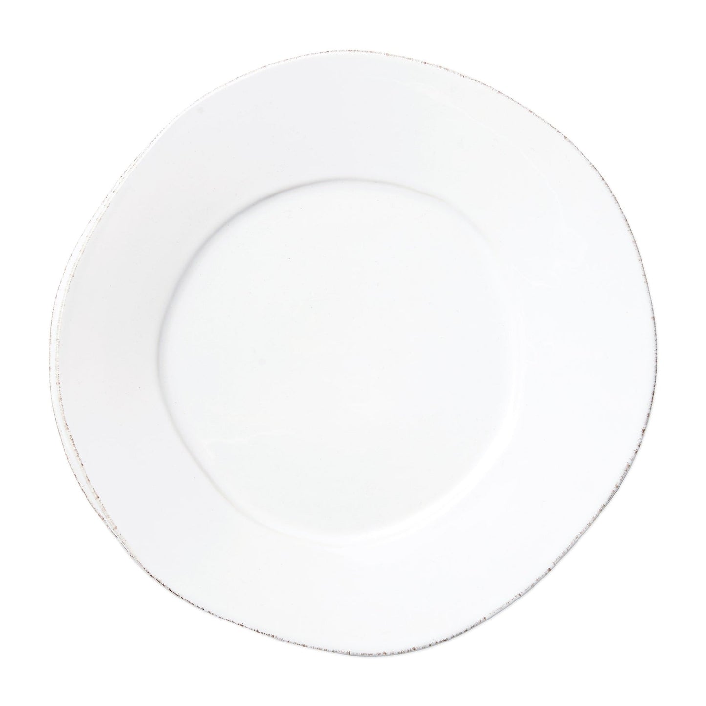 Lastra White Dinner Plate