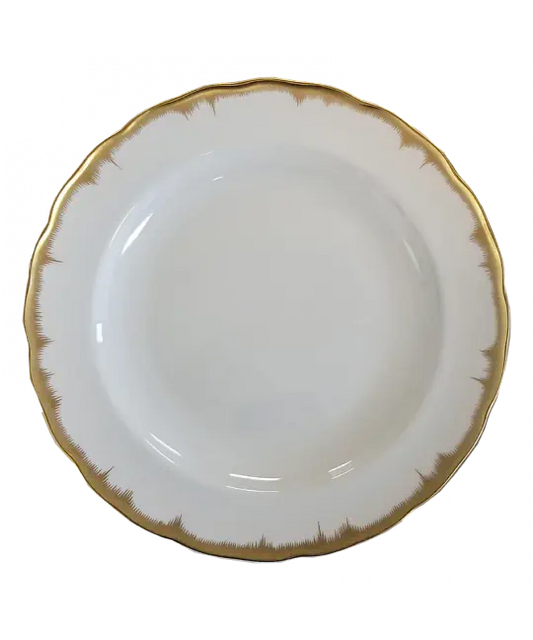Chelsea  Feather Gold Dinner Plate