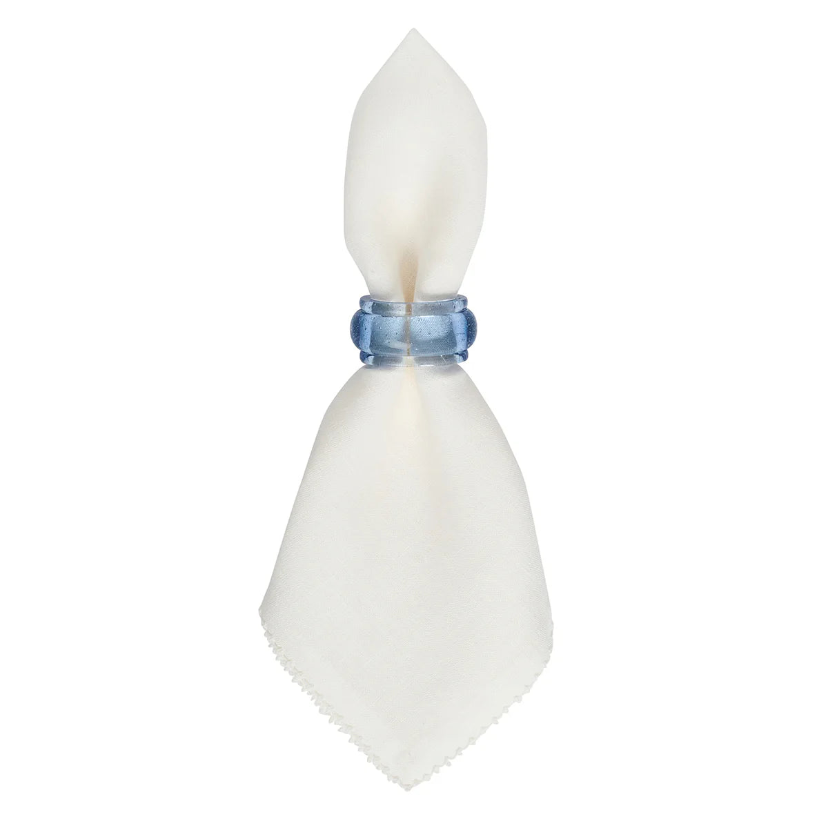 Provence Napkin Ring Set/4 - Chambray