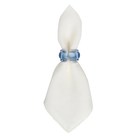Provence Napkin Ring Set/4 - Chambray