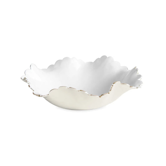 ENCANTO Colette Medium Bowl (Cream and White)