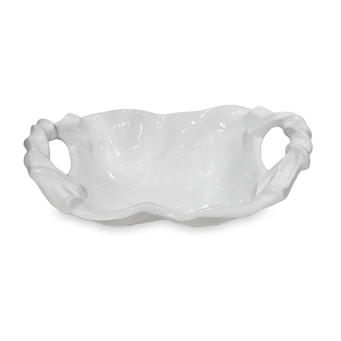 VIDA Sasha Small Bowl with Handles (White)