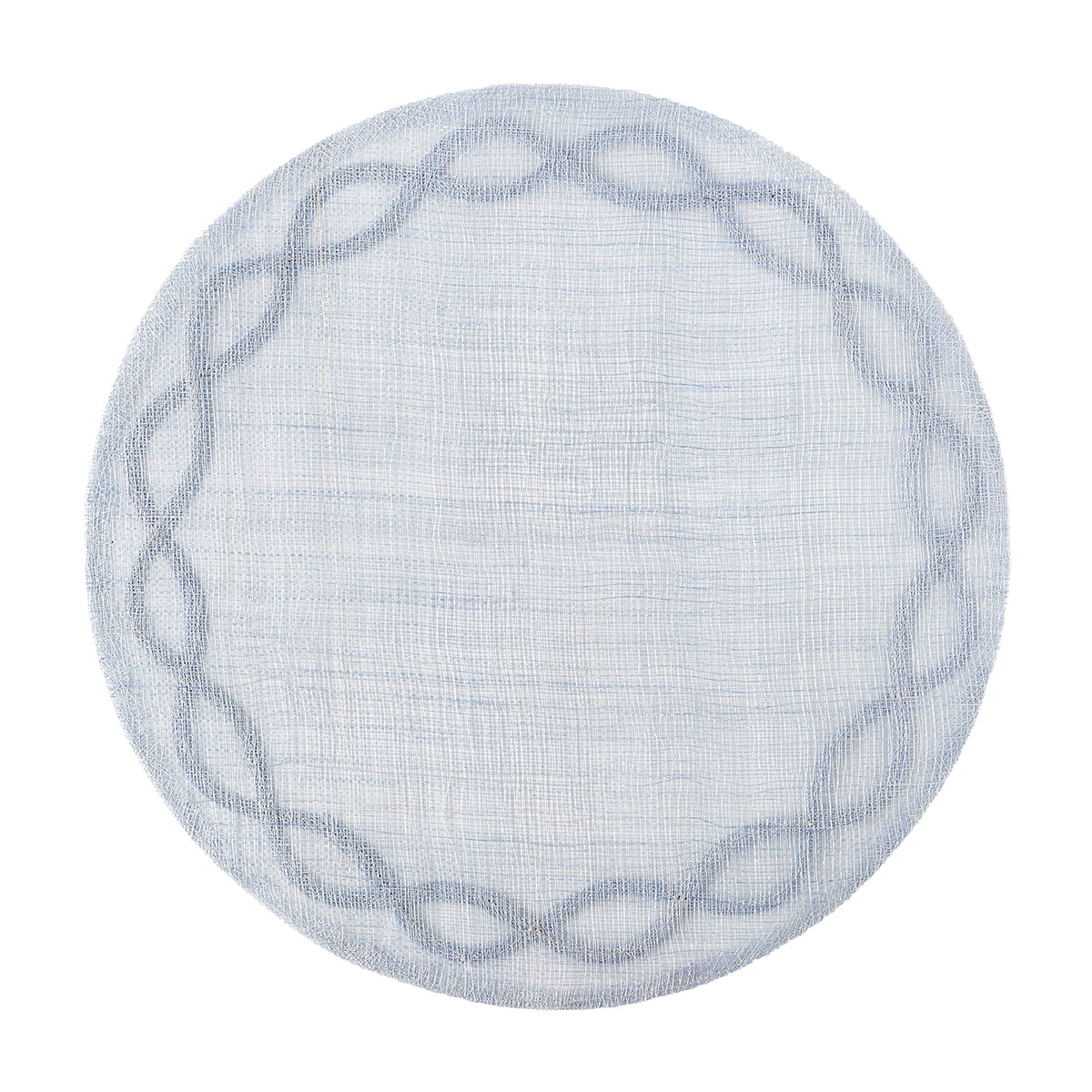 Straw Loop Oval Placemat - Chambray