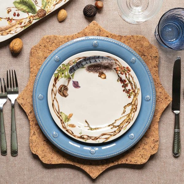 Berry & Thread Chambray Dinner Plate - Hicks / Oakley