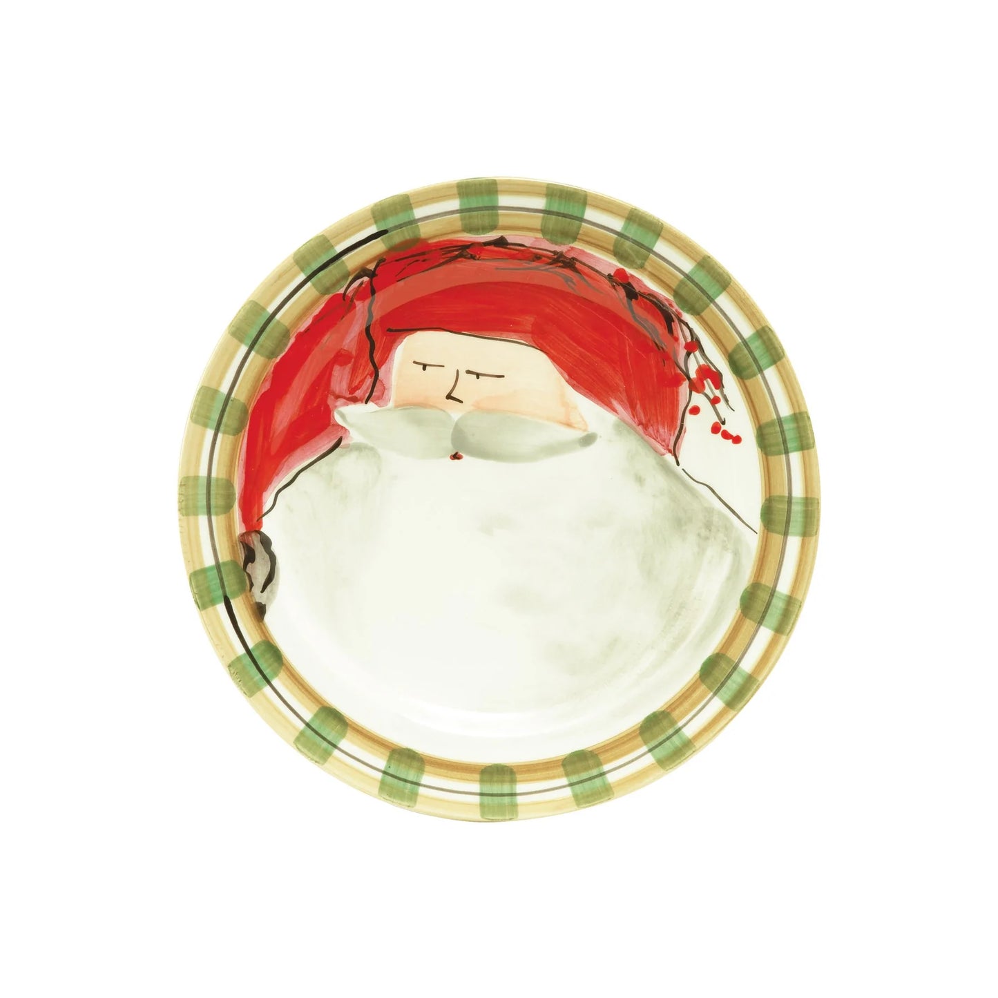 Old St. Nick Round Salad Plate