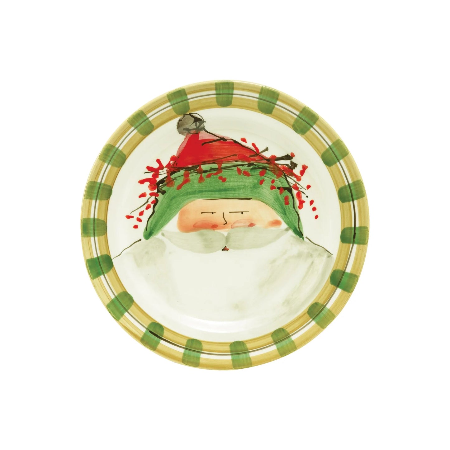 Old St. Nick Round Salad Plate