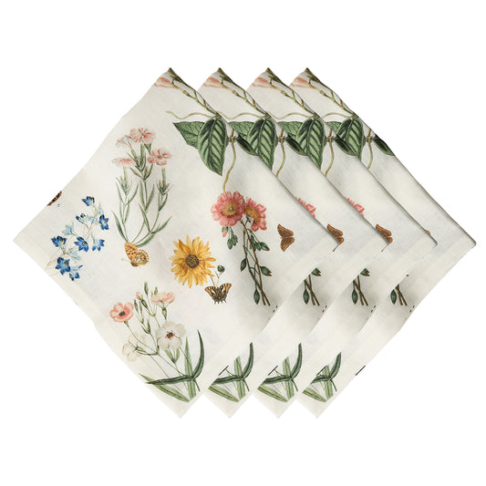 Floral Garden Napkin Set/4 - Multi