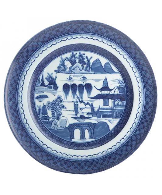 Blue Canton Dinner Plate