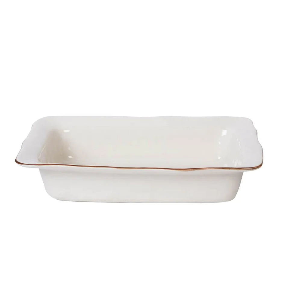 Cantaria Large Rectangular Baker  - White