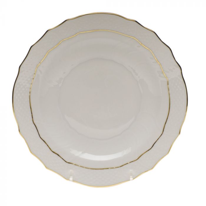 Salad Plate Golden Edge
