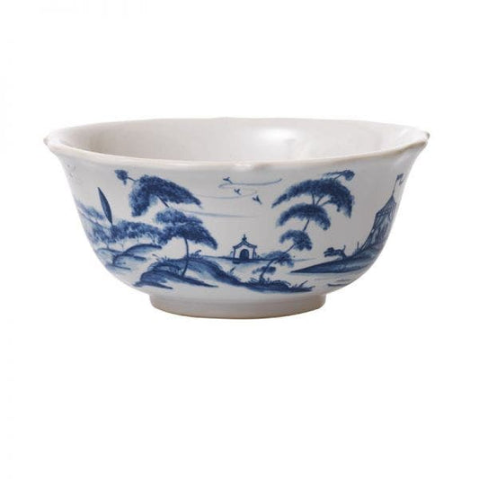 Country Estate Delft Blue Cereal/Ice Cream Bowl Hen House