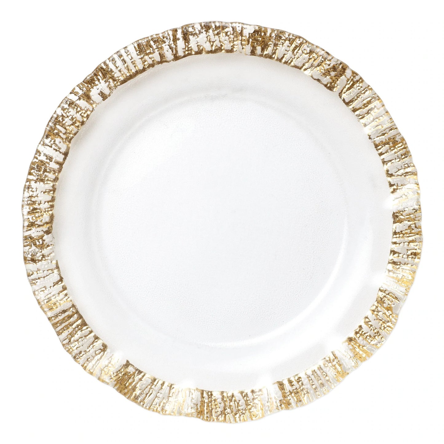 Rufolo Glass Gold Service Plate / Charger