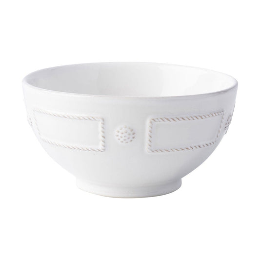 Berry & Thread French Panel Whitewash Cereal/Ice Cream Bowl