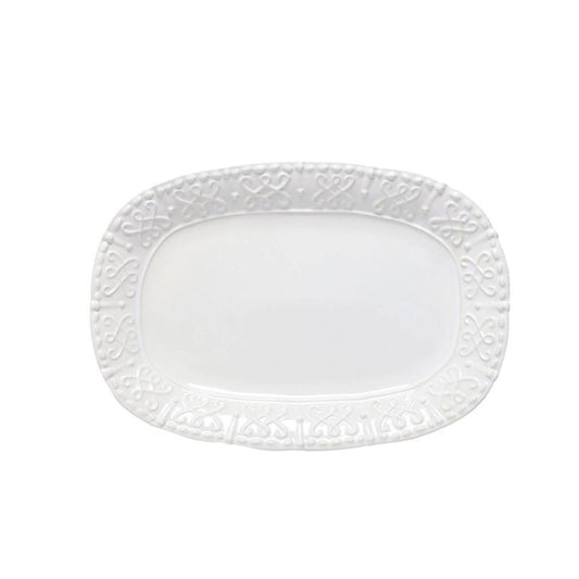 Historia Small Oval Platter - Paper White
