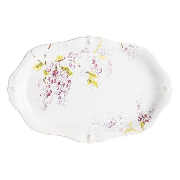 Berry & Thread Floral Sketch  16" Wisteria Platter