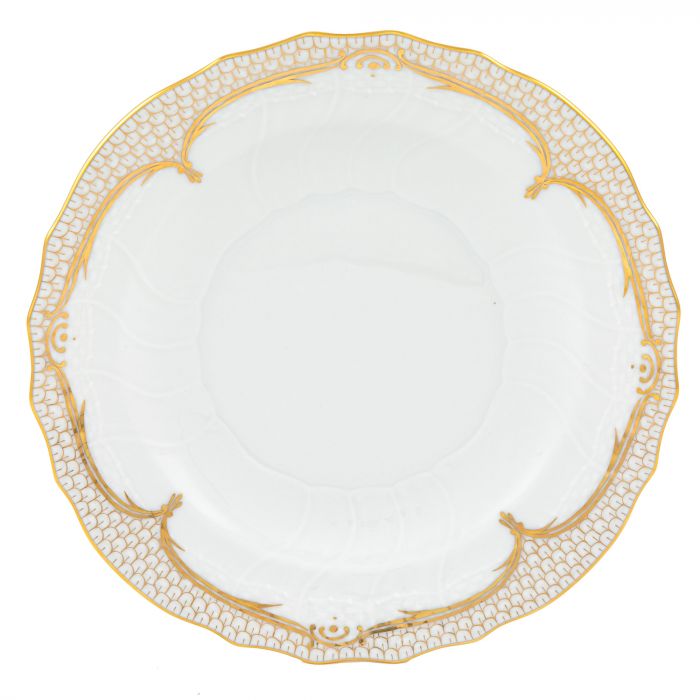 Salad Plate Golden Elegance