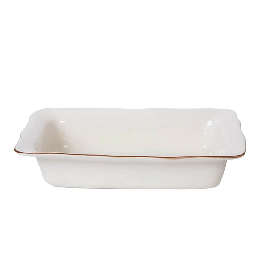 Cantaria Large Rectangular Baker  - White